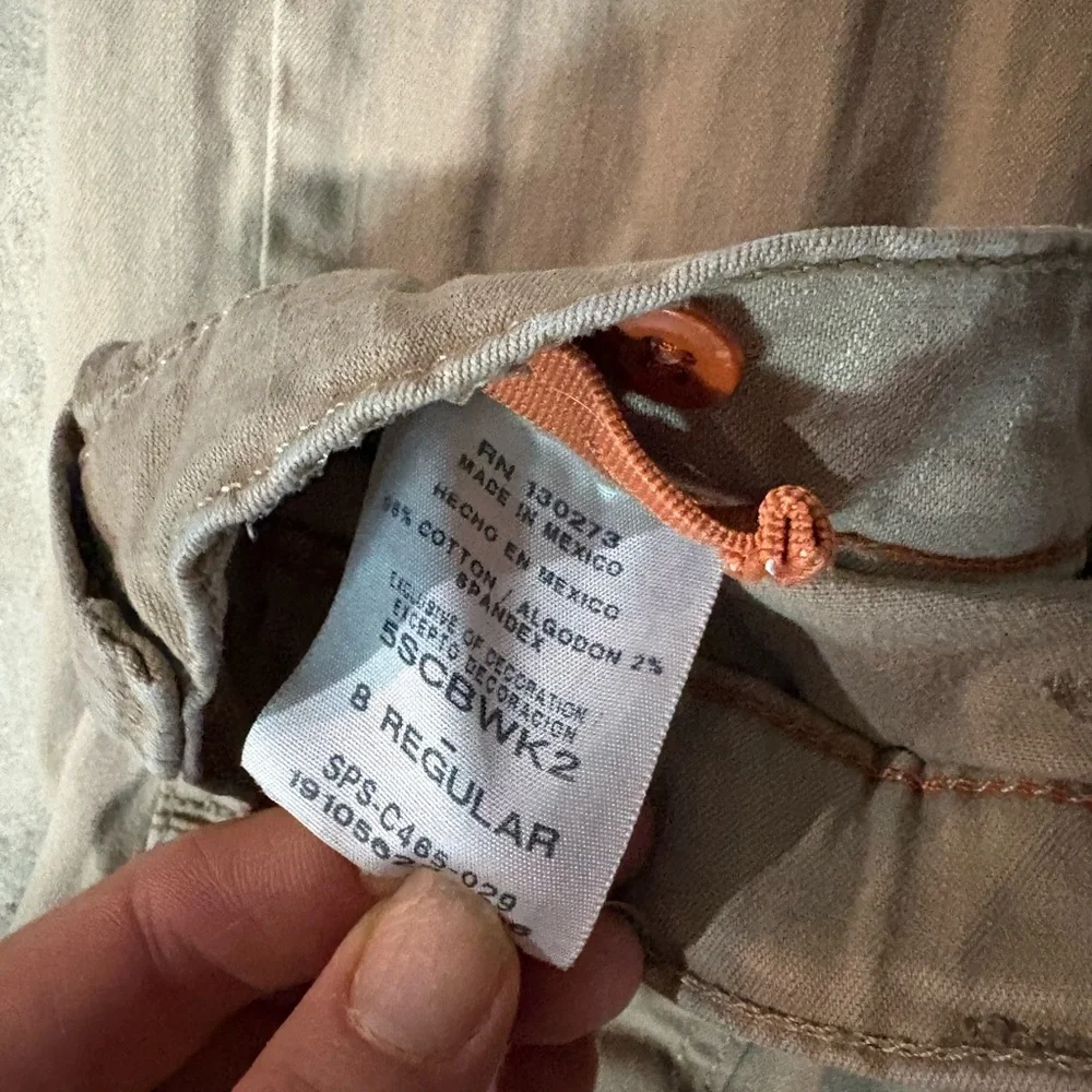 3 pack two Children's Place Kids Jeans - Denim Blue and Khaki wranglers (8) - Picture 6 of 6